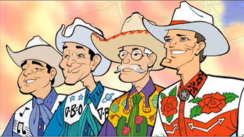 פוסטר של The Cartoon Cowboys: Spirit of the Alamo