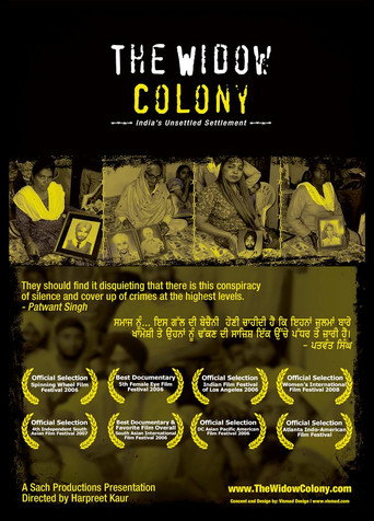Poster film The Widow Colony: India's Unsettled Settlement