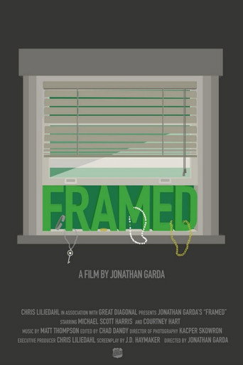 Framed poster