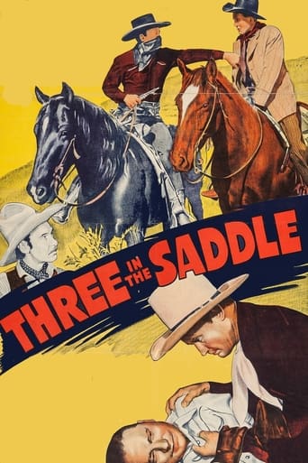 Poster för Three in the Saddle