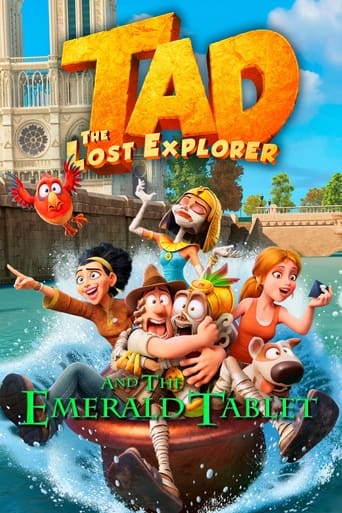 Movie poster: Tad the Lost Explorer and the Emerald Tablet (2022)