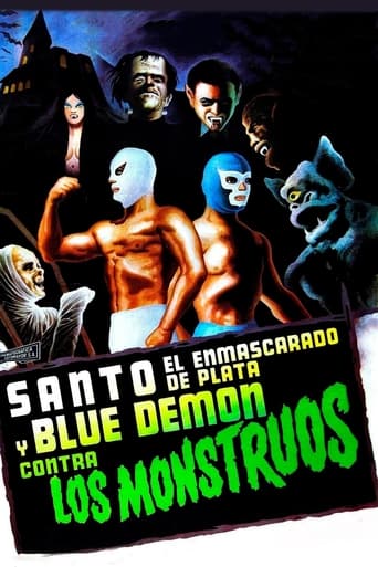 Poster för Santo and Blue Demon Against the Monsters