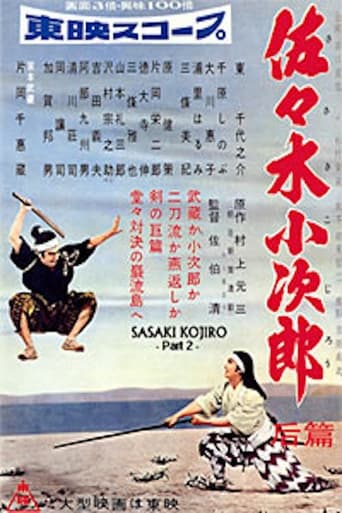 Poster of 佐々木小次郎　后篇