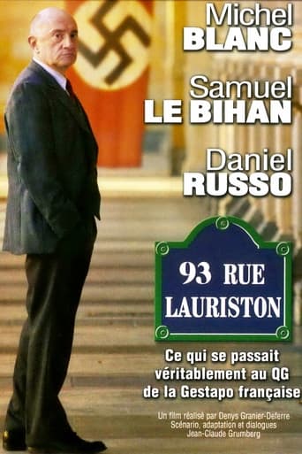 Poster of 93, rue Lauriston