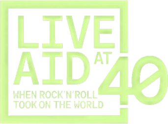 Live Aid at 40: When Rock ’n’ Roll Took on the World logo