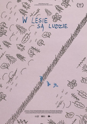 W lesie są ludzie