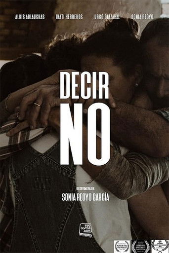 Decir no poster