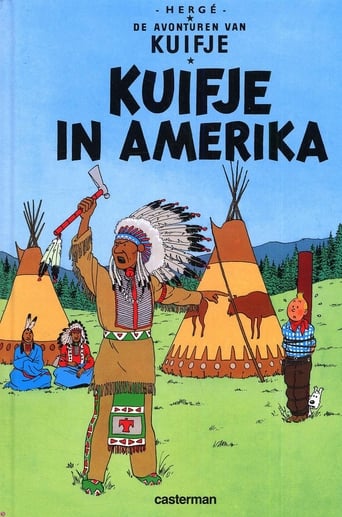 poster Kuifje In Amerika