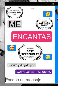Me encantas poster