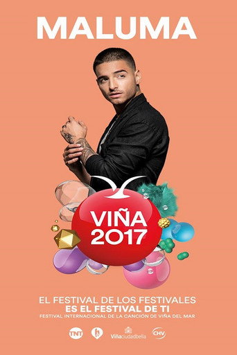 Maluma Festival de Viña del Mar poster