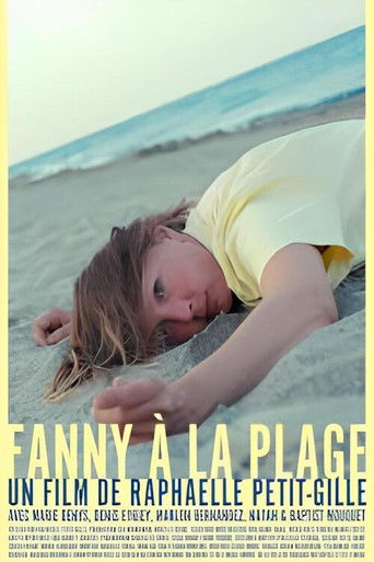 Fanny à la plage poster