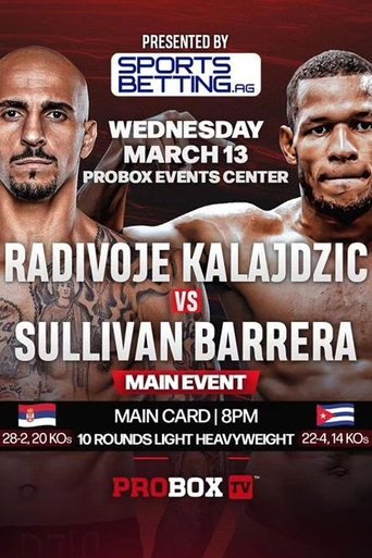 Poster of Radivoje Kalajdzic vs. Sullivan Barrera