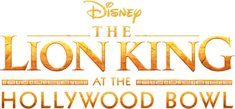 The Lion King at the Hollywood Bowl logo