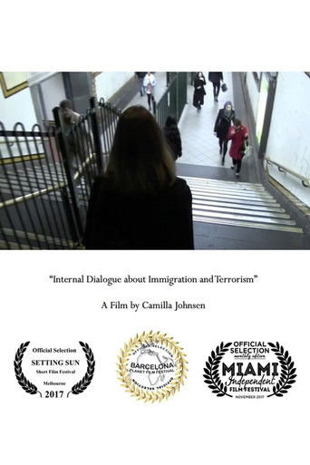 “Internal Dialogue about Immigration and Terrorism” poster
