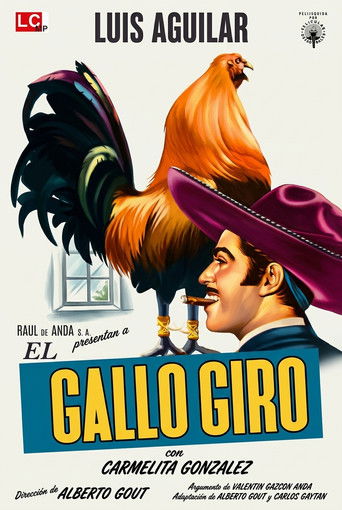 El gallo giro (1948) official movie poster - Comedy film