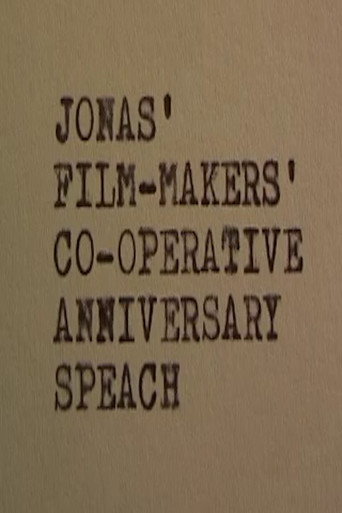 Jonas' Independence Speech at the Anniversary of the Filmmaker's Cooperative (2006) official movie poster