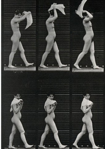 A Woman Throwing on a Shawl