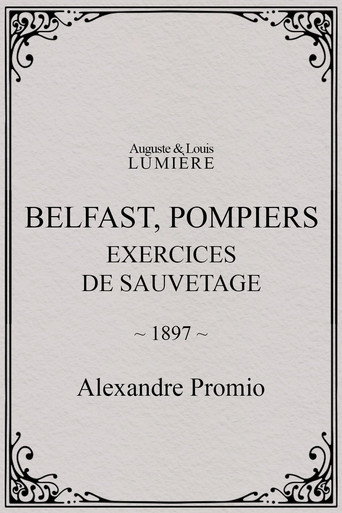 Belfast, pompiers : exercices de sauvetage poster