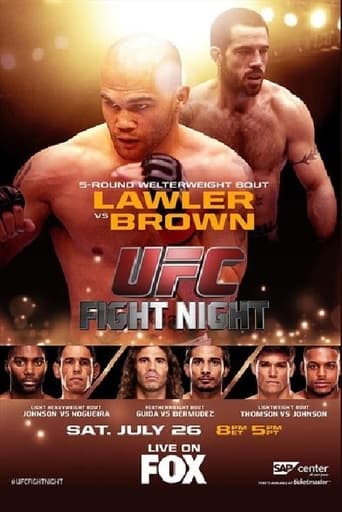 Poster of UFC on Fox 12: Lawler vs. Brown