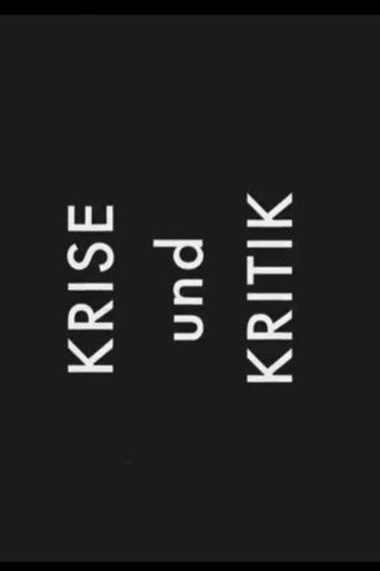Crisis & Critique poster