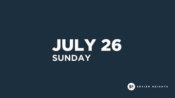 Sunday Service | July 26, 2026