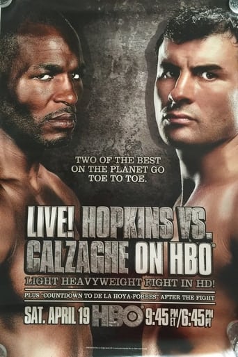 Poster of Bernard Hopkins vs. Joe Calzaghe