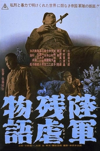 Poster of 陸軍残虐物語