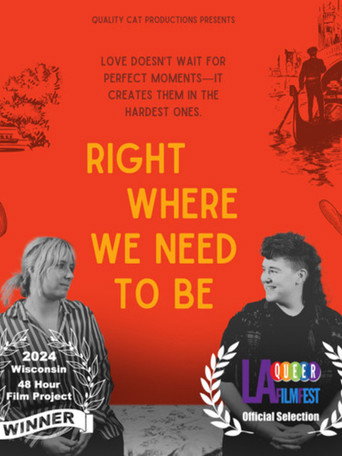 Right Where We Need to Be poster