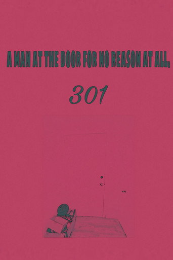 A man at the door for no reason at all.