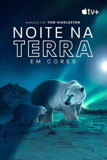 Cena de Noite na Terra em Cores