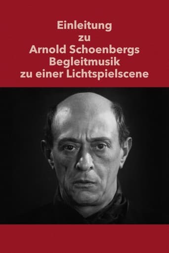 Poster för Einleitung zu Arnold Schoenbergs Begleitmusik zu einer Lichtspielscene