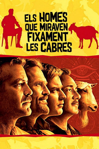 Cartell de Els homes que miraven fixament les cabres