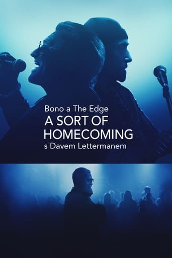 Bono a The Edge A Sort of Homecoming s Davem Lettermanem
