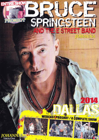 Bruce Springsteen - Live at Dallas, Reunion Park 2014 poster