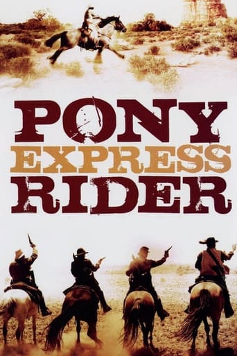 Poster för Pony Express Rider