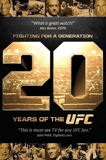 Poster of Fighting for a Generation: 20 Years of the UFC
