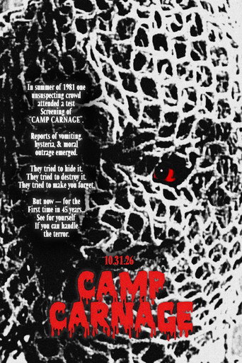 Camp Carnage poster
