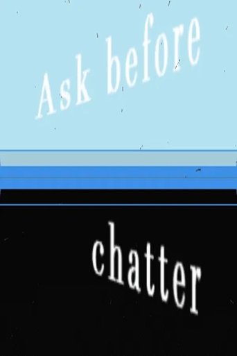 Ask Before Chatter poster