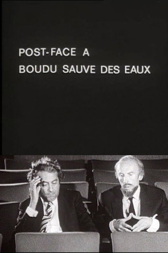 Aller au cinéma: Post-face à Boudu sauvé des eaux