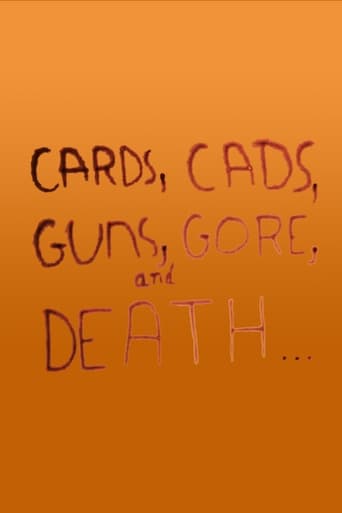 Poster of Cards, Cads, Guns, Gore, and Death...