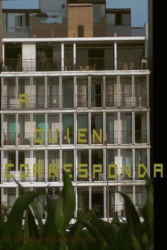 A quien corresponda poster