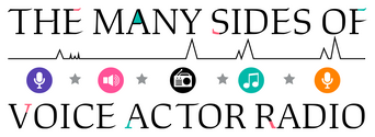 The Many Sides of Voice Actor Radio logo