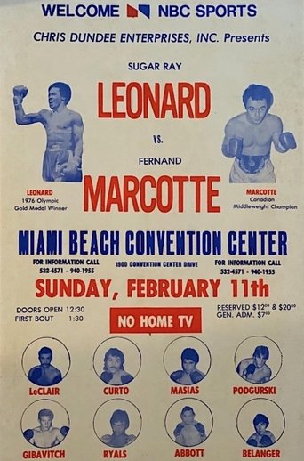 Sugar Ray Leonard vs. Fernand Marcotte en streaming 