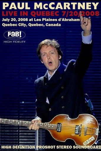 Paul McCartney Live in Quebec 7/20/2008