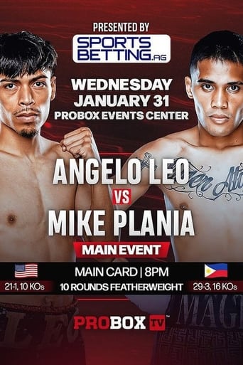 Poster of Angelo Leo vs. Mike Plania