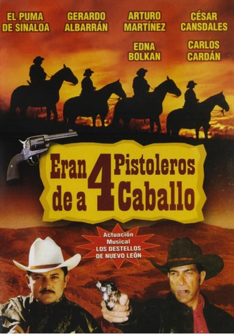 Eran 4 de caballo poster