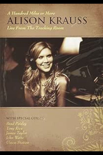Alison Krauss Live from the Tracking Room poster