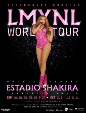 Plakat: Shakira Live from Madrid
