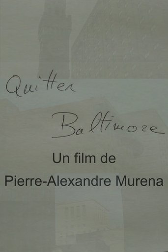 Quitter Baltimore poster