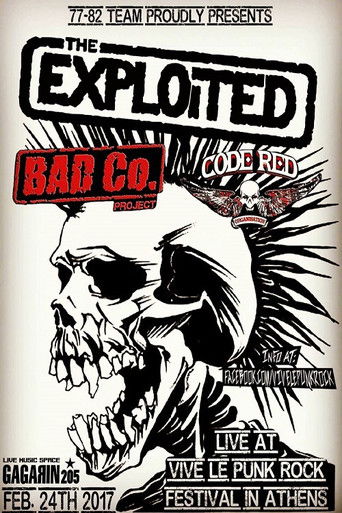 The Exploited Vive Le Punk Rock 2018 poster